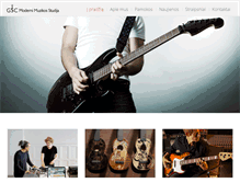 Tablet Screenshot of gitaros-studija.lt